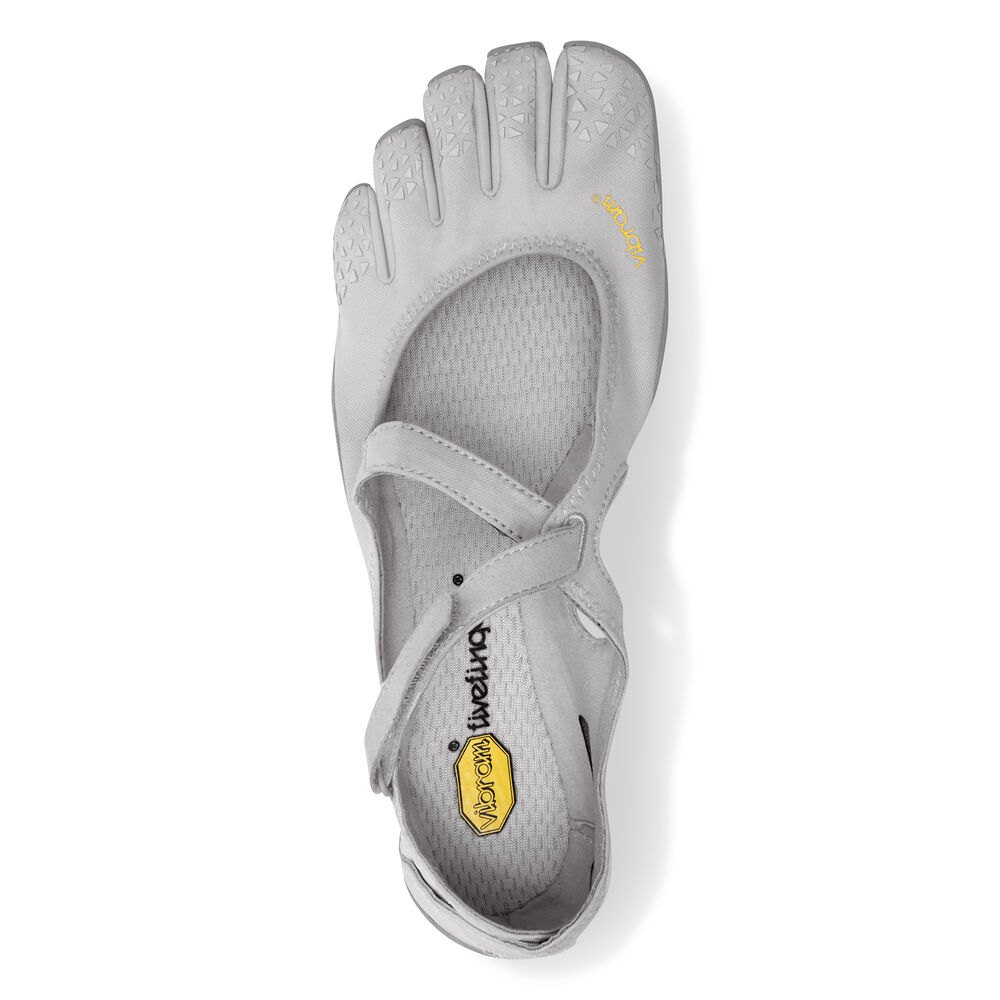 Vibram Five Fingers Womens Running Shoes - Silver - V-Soul - 40812-KMAJ